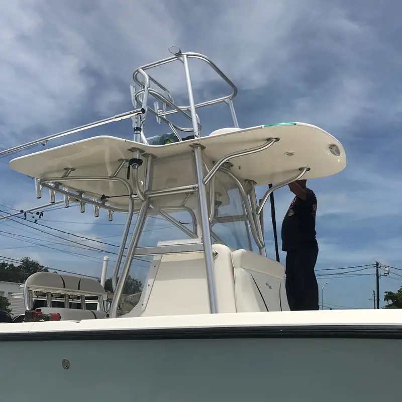 Second station added to a Key West style top on a SeaVee