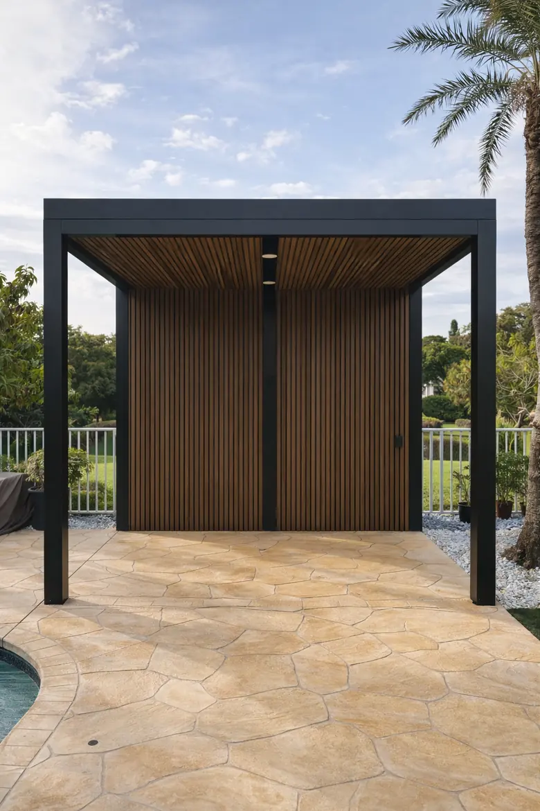 Modern Pergola &mdash; Outdoor &mdash; Miami, FL