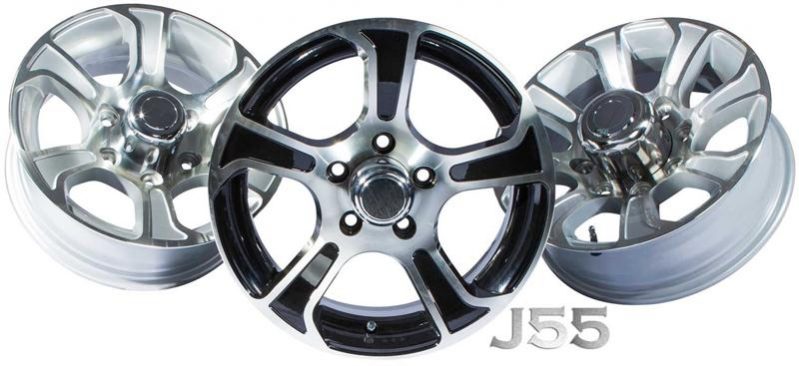 Rocket Trailers J55 aluminum wheel option