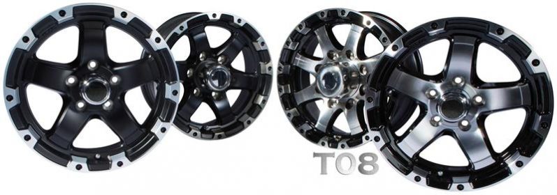 Rocket Trailers T08 aluminum wheel option