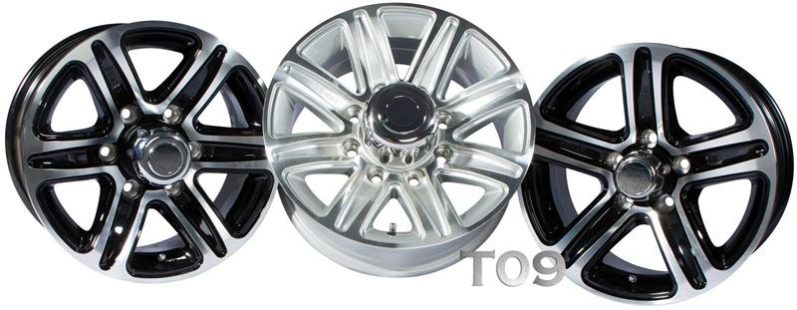 Rocket Trailers T09 aluminum wheel option