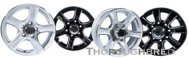 Rocket Trailers Thoroughbred aluminum wheel option