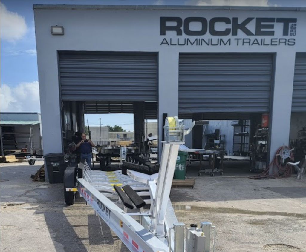 Inside the Rocket Trailers parts department